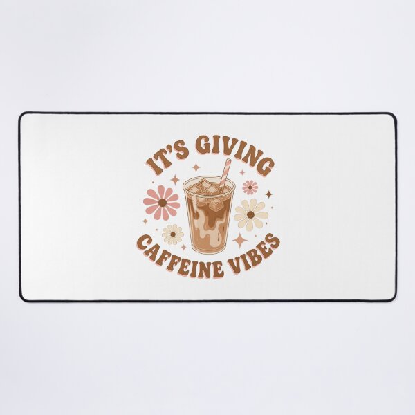Item preview, It's Giving Caffeine And Vibes Trendy Iced Coffee Aesthetic designed and sold by Créative touche .