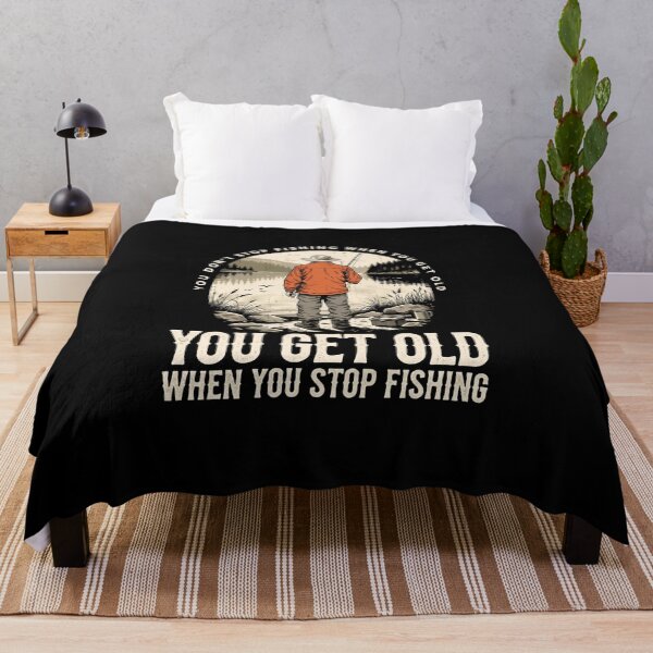 Item preview, stop fishing you get cold vintage fisherman lake quote designed and sold by DariaOltes.