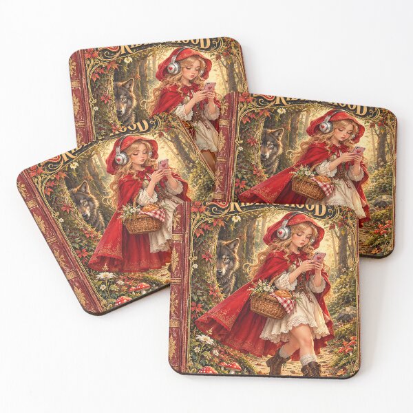 Item preview, LITTLE RED RIDING HOOD – Classic Story, Modern Problems designed and sold by AnastasiaNensy.