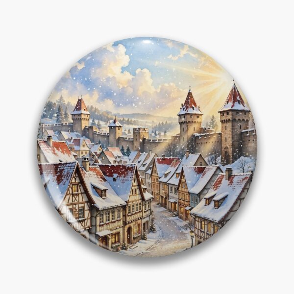 Item preview, Germany — Rothenburg ob der Tauber: A Winter Storybook designed and sold by DibujandoPorfa.