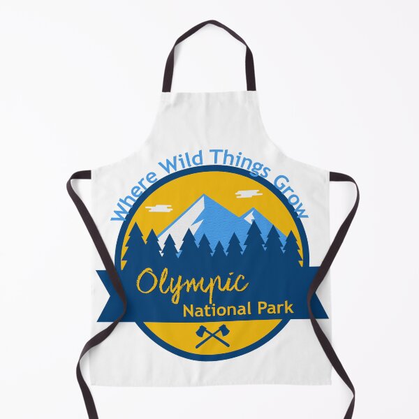 Item preview, Olympic National Park Badge | Where Wild Things Grow Vintage Washington Travel Design designed and sold by DonnaRaine.