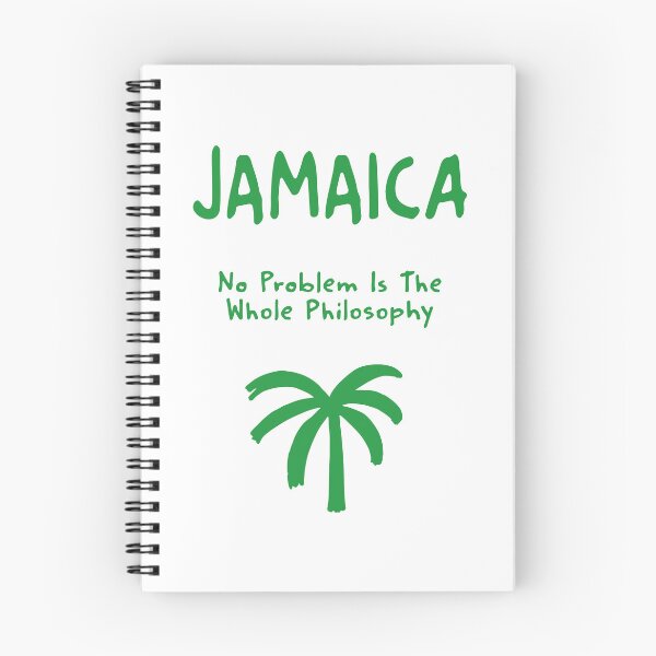 Item preview, Jamaica – "No Problem Is The Whole Philosophy" Funny Quote Print designed and sold by MarkedArtPrints.