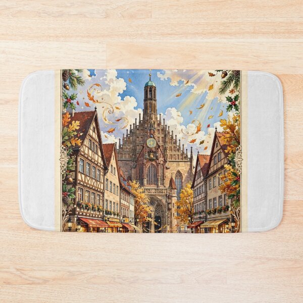 Item preview, Germany — Nuremberg Old Town: Autumn in the Old City designed and sold by DibujandoPorfa.