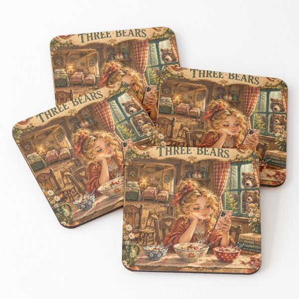 Item preview, GOLDILOCKS AND THE THREE BEARS – Classic Story, Modern Problems designed and sold by AnastasiaNensy.