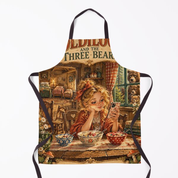 Item preview, GOLDILOCKS AND THE THREE BEARS – Classic Story, Modern Problems designed and sold by AnastasiaNensy.