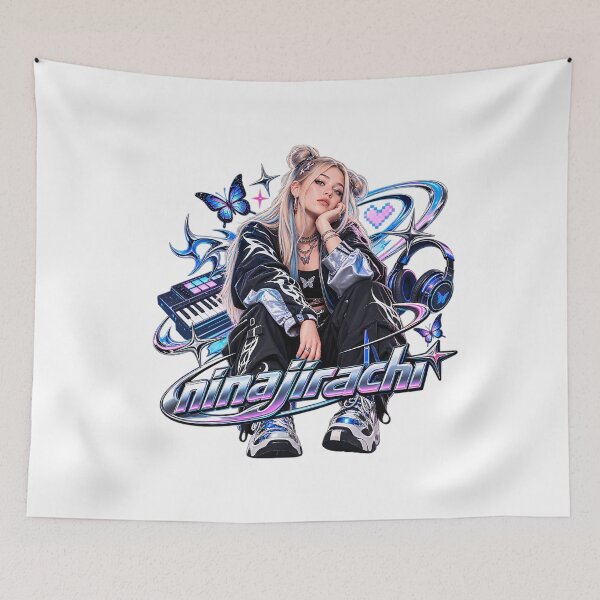 Item preview, Ninajirachi Cyber Dj Neon Aesthetic designed and sold by AnnabelDockery.