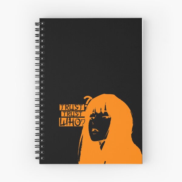 Item preview, Trust Who? Dark Aesthetic Orange & Black Thriller Design designed and sold by HQ74.