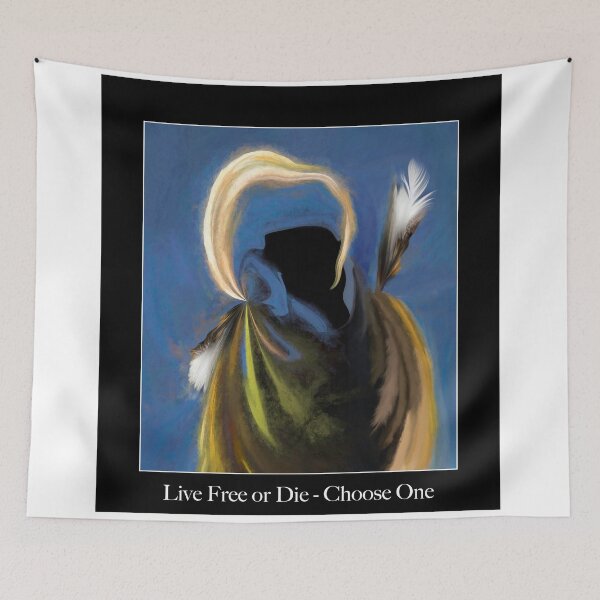 Item preview, Winter Warrior Poster - Live Free or Die designed and sold by Wayne King.