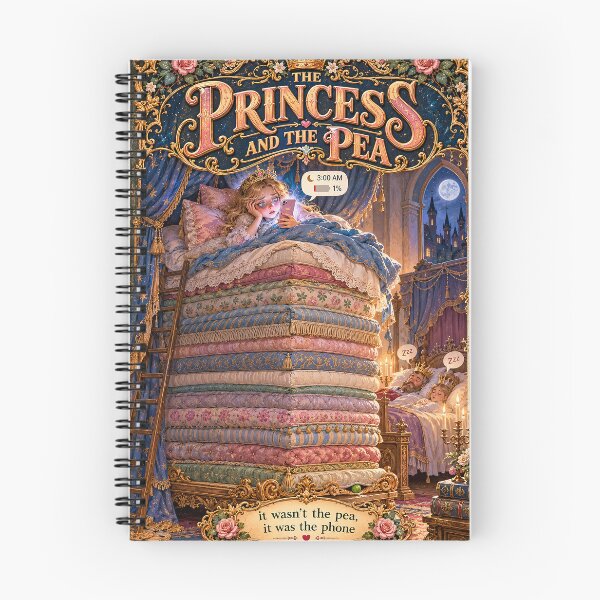Item preview, THE PRINCESS AND THE PEA – Classic Story, Modern Problems designed and sold by AnastasiaNensy.