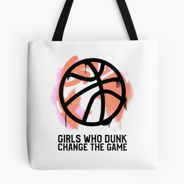 Item preview, Girls Who Dunk Change the Game Women's Basketball T-shirt designed and sold by OhThatTee.