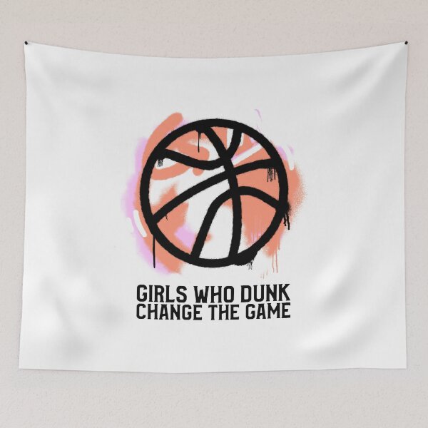 Item preview, Girls Who Dunk Change the Game Women's Basketball T-shirt designed and sold by OhThatTee.