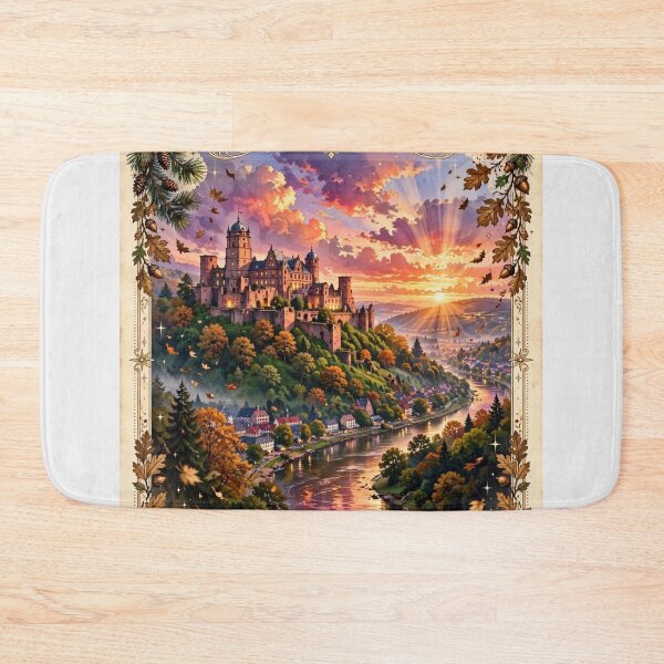 Item preview, Germany — Heidelberg Castle: Twilight Above the Neckar designed and sold by DibujandoPorfa.