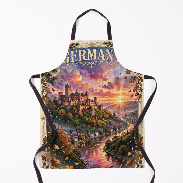 Item preview, Germany — Heidelberg Castle: Twilight Above the Neckar designed and sold by DibujandoPorfa.