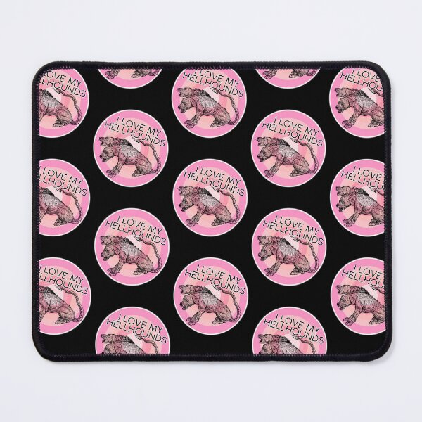 Item preview, I love my hellhounds pink circle designed and sold by 2CRE8IVE4925.