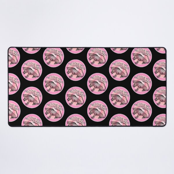 Item preview, I love my hellhounds pink circle designed and sold by 2CRE8IVE4925.