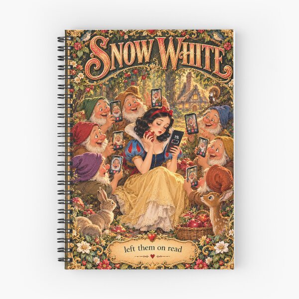 Item preview, SNOW WHITE – Classic Story, Modern Problems designed and sold by AnastasiaNensy.