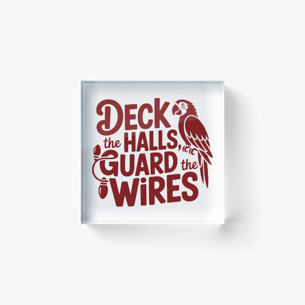 Item preview, Deck the Halls, Guard the Wires designed and sold by theartfulaspie.