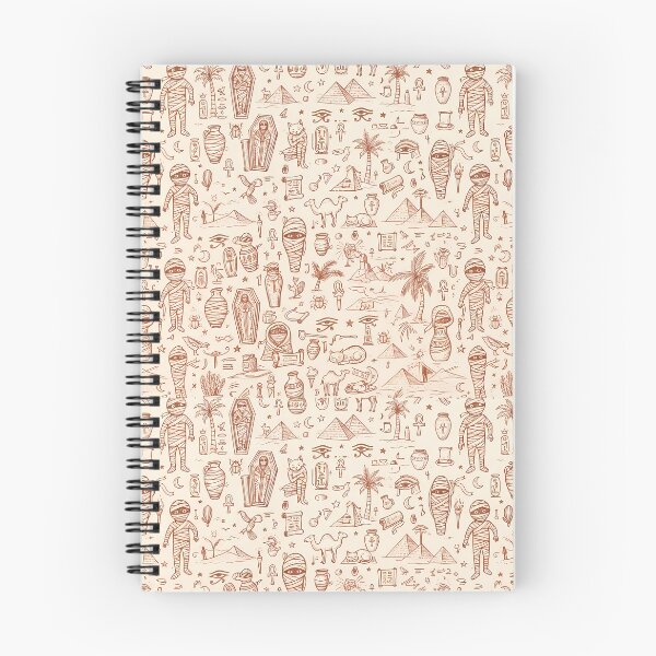Item preview, Pyramid Whimsical Hand Drawn Folk Art Doodle Pattern designed and sold by ART ATTACK ZONE.