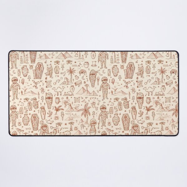 Item preview, Pyramid Whimsical Hand Drawn Folk Art Doodle Pattern designed and sold by ART ATTACK ZONE.