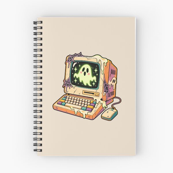 Item preview, Haunted Vintage Computer Ghost designed and sold by Dopamine Department.