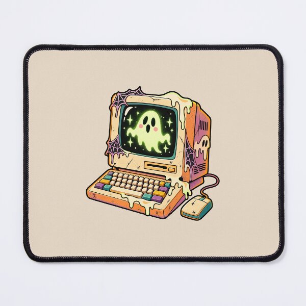 Item preview, Haunted Vintage Computer Ghost designed and sold by Dopamine Department.