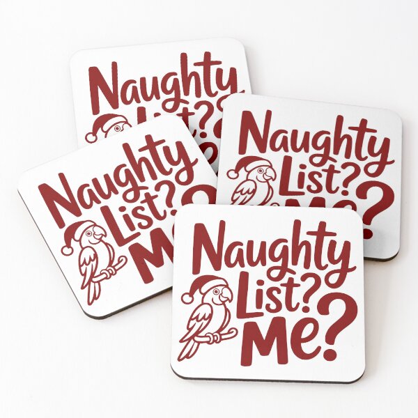 Item preview, Naughty List? Me? designed and sold by theartfulaspie.
