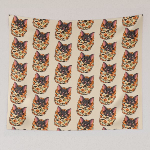 Item preview, Cute Halloween Bat in Blanket designed and sold by Dopamine Department.