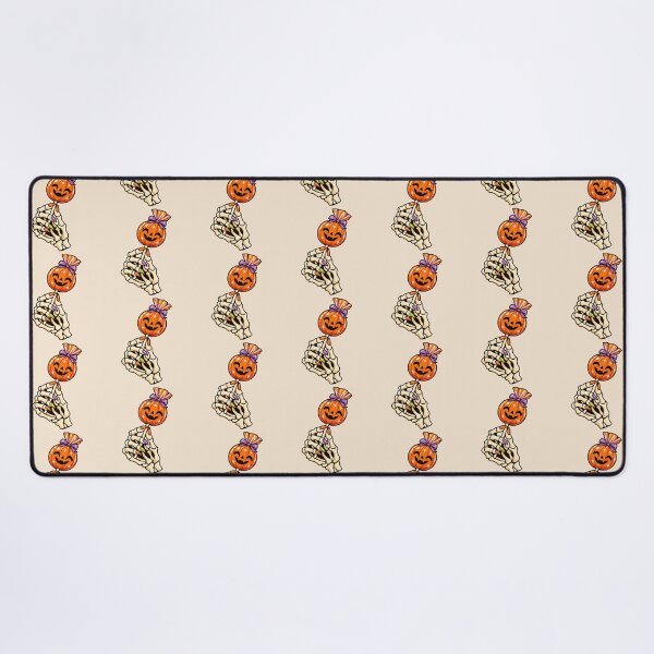 Item preview, Skeleton Hand Holding Pumpkin Lollipop designed and sold by Dopamine Department.