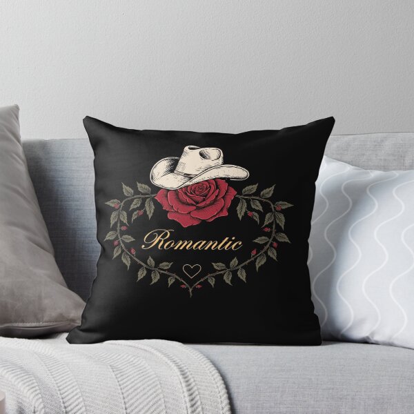 Item preview, romantic rose cowboy hat heart floral western love design men valentine gift designed and sold by DariaOltes.