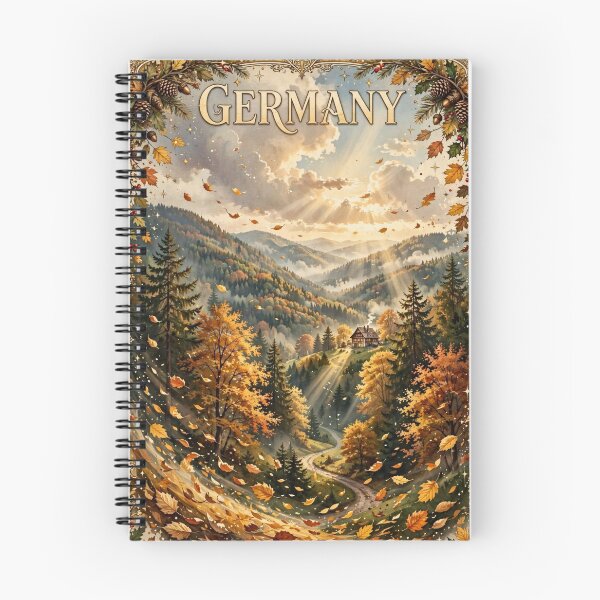 Item preview, Germany — Black Forest: Where the Mountains Turn Golden designed and sold by DibujandoPorfa.