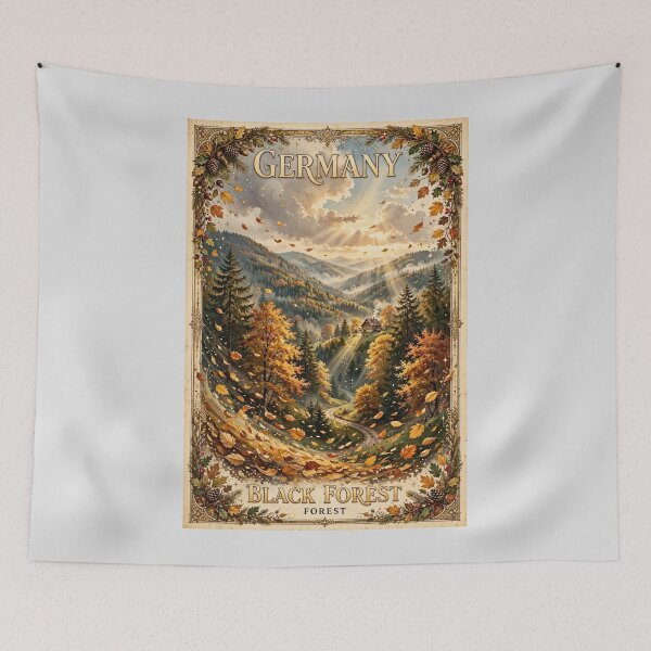 Item preview, Germany — Black Forest: Where the Mountains Turn Golden designed and sold by DibujandoPorfa.