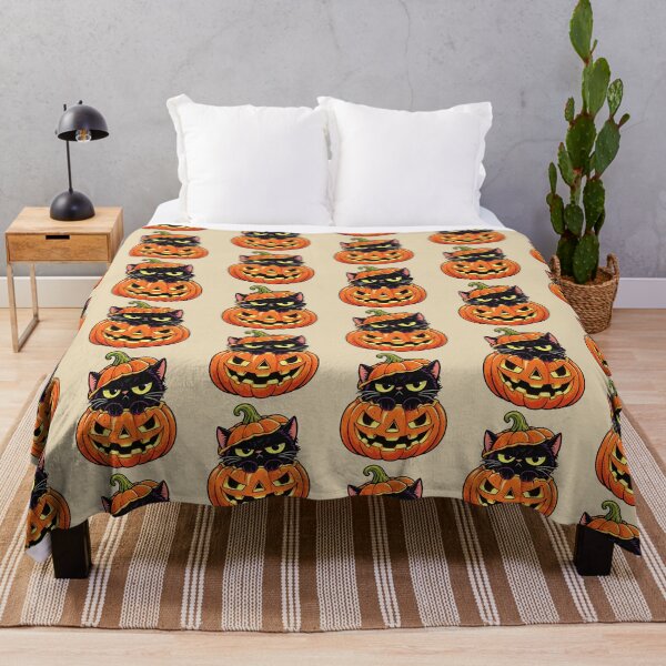 Item preview, Grumpy Black Cat in Pumpkin designed and sold by Dopamine Department.