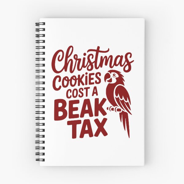 Item preview, Christmas Cookies Cost a Beak Tax designed and sold by theartfulaspie.