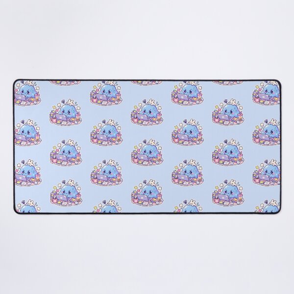 Item preview, Cute Overworked Blob at Laptop designed and sold by Dopamine Department.