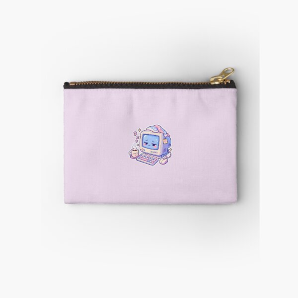 Item preview, Ordenador retro soñoliento con café designed and sold by Dopamine Department.