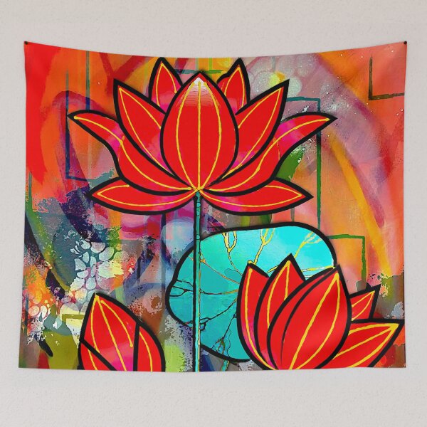 Item preview, Waterlily Abstract designed and sold by ViaARTfactory.