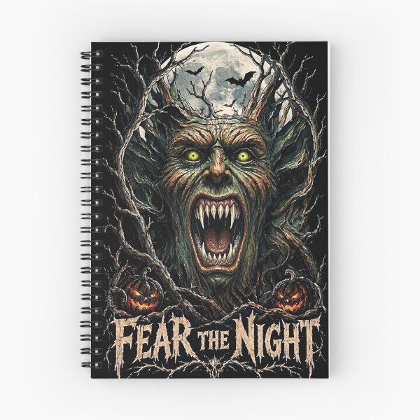 Item preview, Fear The Night - Creepy Tree Monster Halloween` designed and sold by thirtyonestars.