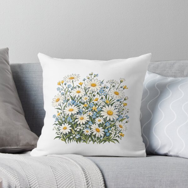 Item preview, Wildflower Daisy Bouquet – Vintage Floral Meadow Botanical T-Shirt Design designed and sold by mik lor.