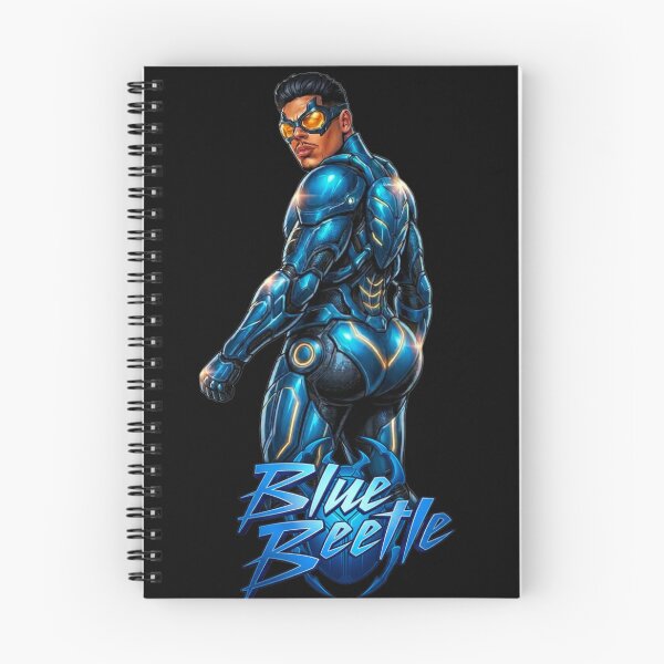 Item preview, Blue Beetle Superhero Comic Art Illustration designed and sold by DivineDepiction.