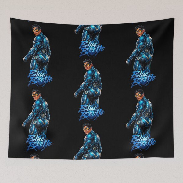 Item preview, Blue Beetle Superhero Comic Art Illustration designed and sold by DivineDepiction.