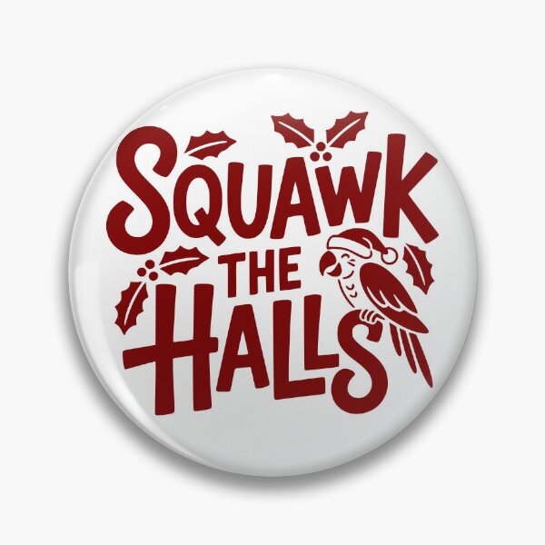 Item preview, Squawk the Halls designed and sold by theartfulaspie.
