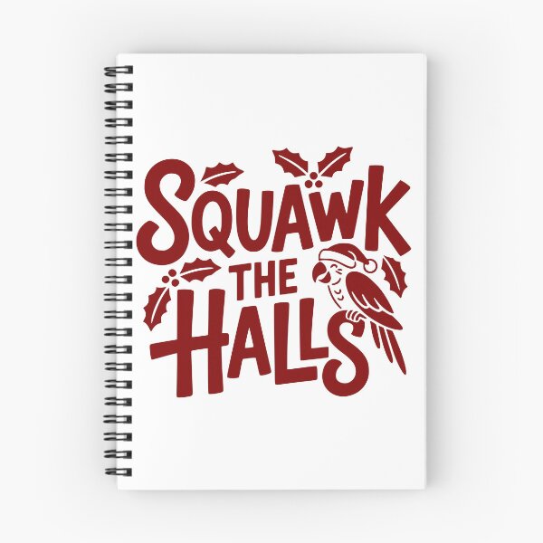 Item preview, Squawk the Halls designed and sold by theartfulaspie.