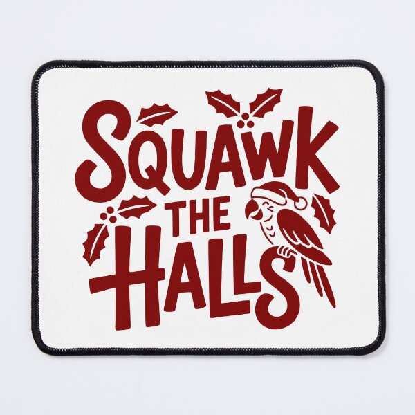 Item preview, Squawk the Halls designed and sold by theartfulaspie.