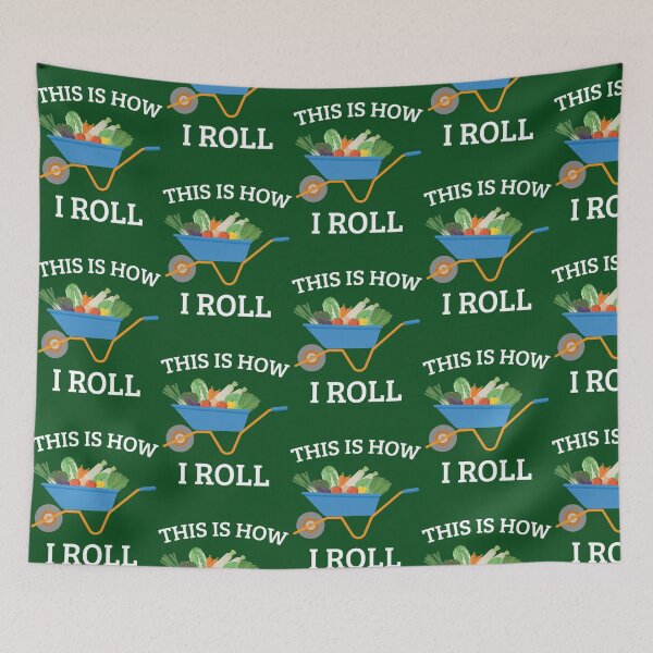 Item preview, Gardener Design - This is How I Roll - a Wheelbarrow! designed and sold by GrumpyGorillaz.