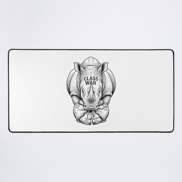 Item preview, Class War Rhino Vintage Engraving Coin Graphic designed and sold by Owcomm.