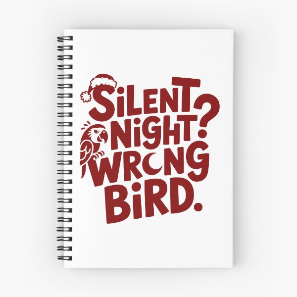 Item preview, Silent Night? Wrong Bird. designed and sold by theartfulaspie.