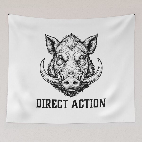 Item preview, Direct Action Wild Boar Portrait Graphic designed and sold by Owcomm.
