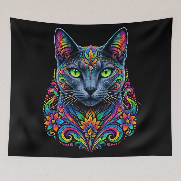 Item preview, PSYCHEDELIC RUSSIAN BLUE designed and sold by ROCK_WELL.