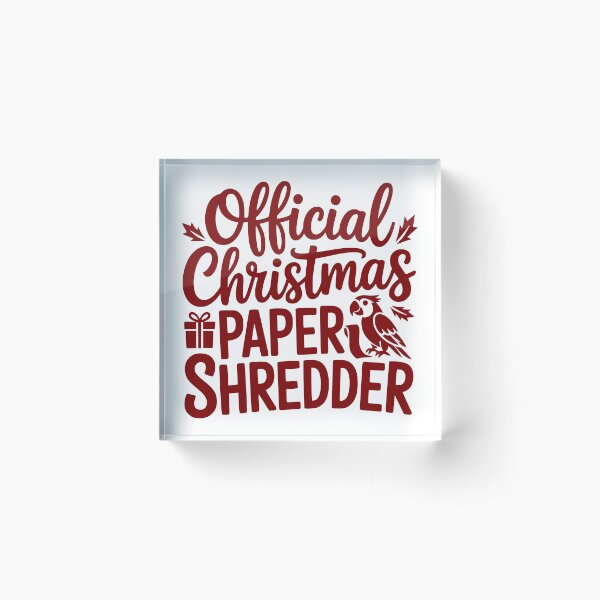Item preview, Official Christmas Paper Shredder designed and sold by theartfulaspie.