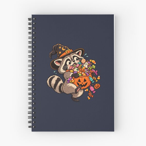 Item preview, Cute Raccoon With Halloween Candy designed and sold by Dopamine Department.